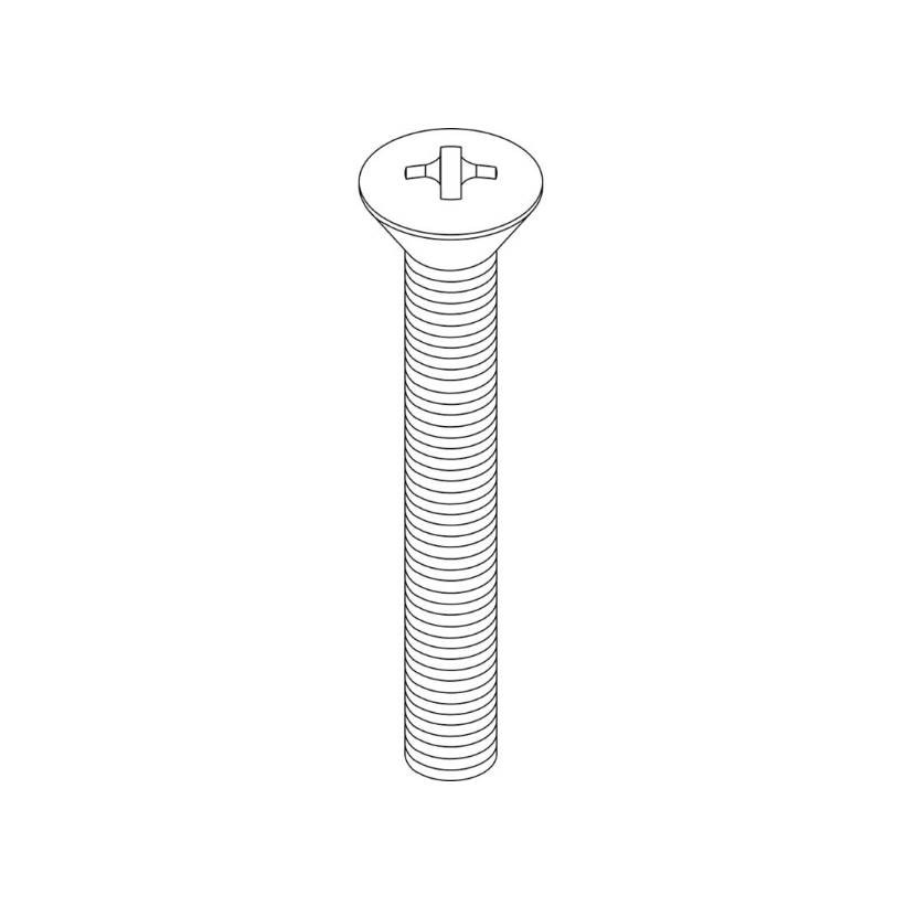 CENTRAL BRASS X218-C Oval Head Brass Strainer Plate Screw-10 Peak