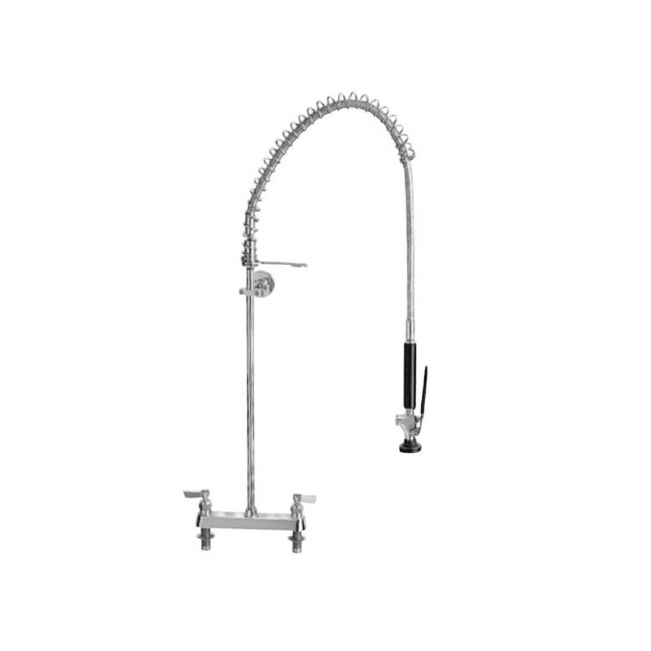 Fisher - 2310-WB - Spring Style Pre-Rinse Faucet - 8-inch Deck Mounted, Wall Bracket