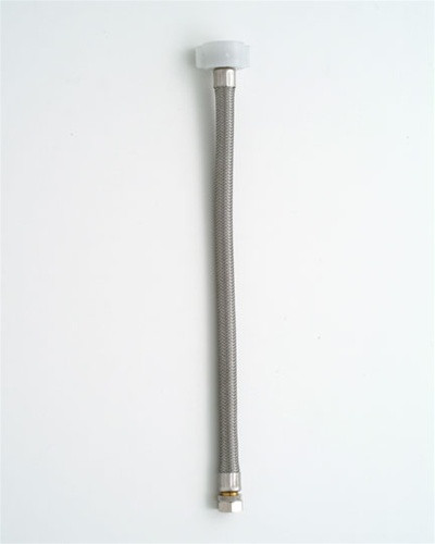 Jaclo 156-SS - Stainless Steel Flexible Braided - 12" Toilet Supply Line with Plastic Nut
