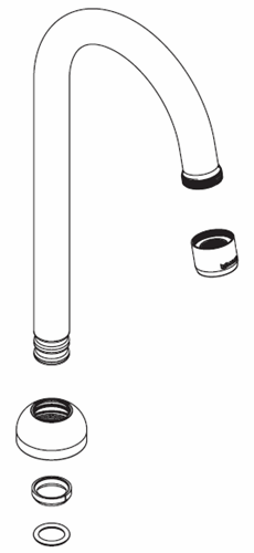 Moen 100626 - Replacement Gooseneck Spout