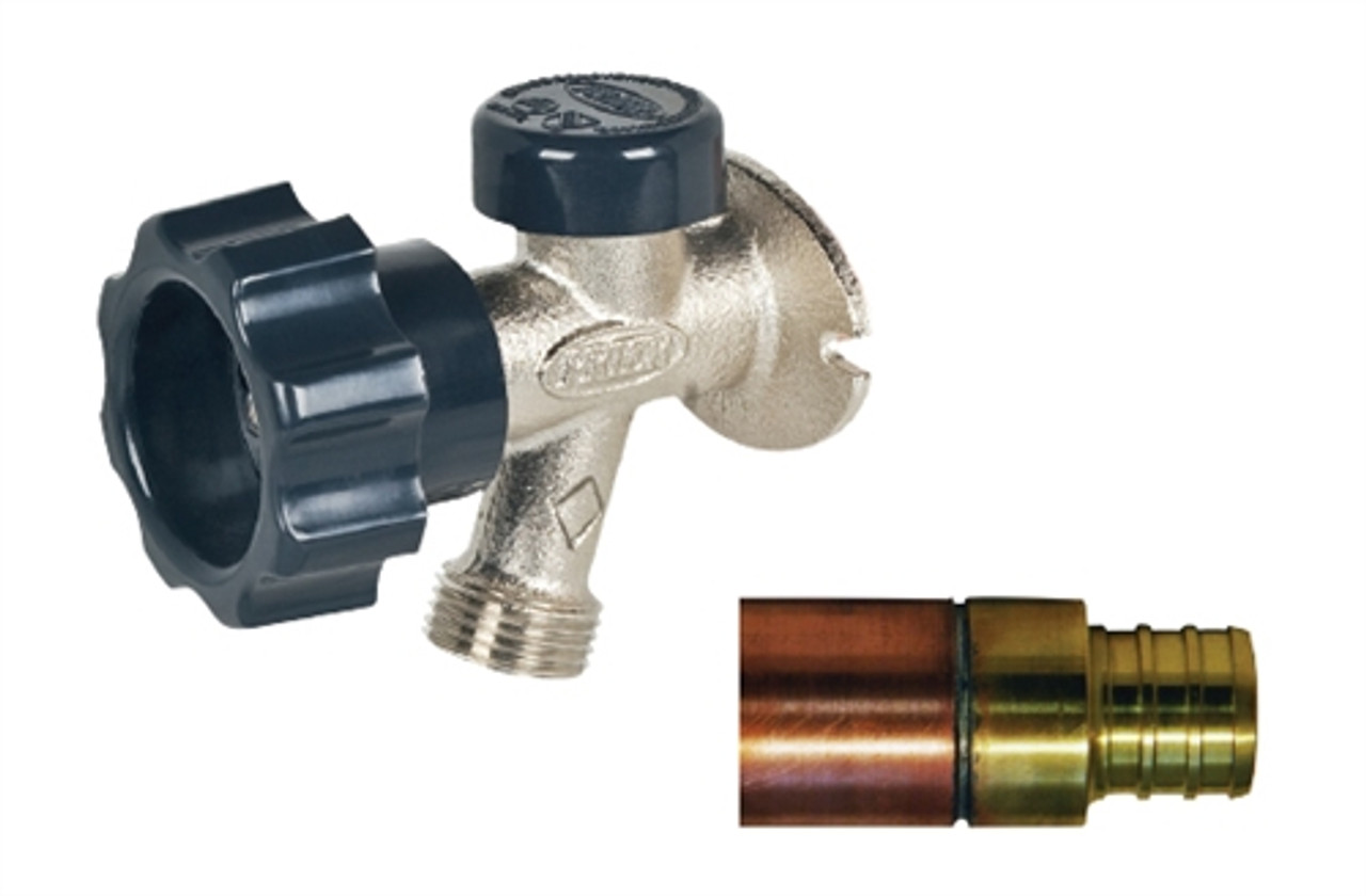Mansfield 492-06 by Prier 400 Series Wall Hydrant 492 Series - ?? Crimp PEX