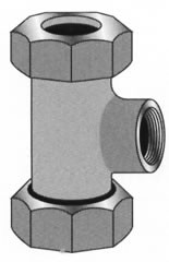 Pasco - 2914 - 1/2-inch  IPS GALV COMP TEE