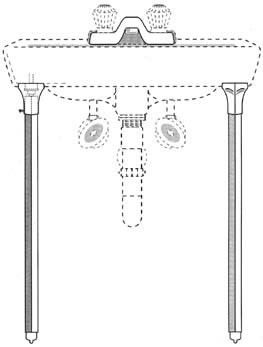 Pasco - 1250 - FIT-ALL LAV.LEG W/FLANGE