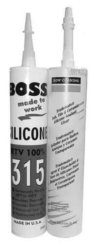 Pasco - 1708 - 3oz.WHITE SILICONE SEALANT