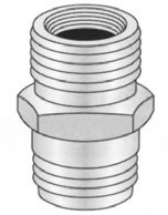 Pasco - 2140 - ADAPTER 3/4-inch MHTx3/4-inch MPT W/1/2-inch FPT