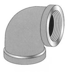 Pasco - 7206 - 3/8-inch BR 90 ELL