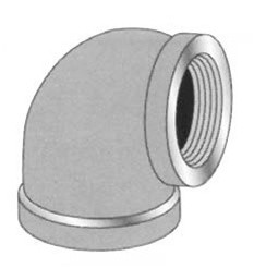 Pasco - 7221 - 3/8 X 1/4 BR RED ELL