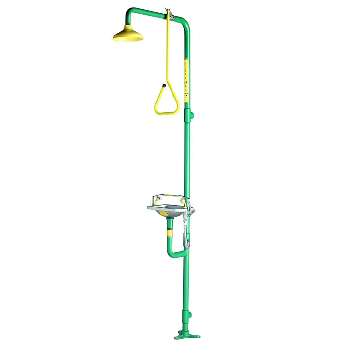 Speakman SE-616 - Stay open shower with pull rod activation, SE-505 eyewash.