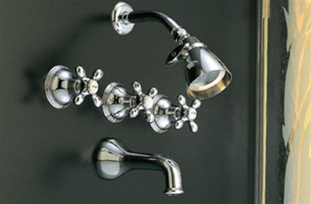 Strom Plumbing - P0352C - CHROME ST.LAWRENCE TUB & SHOWER