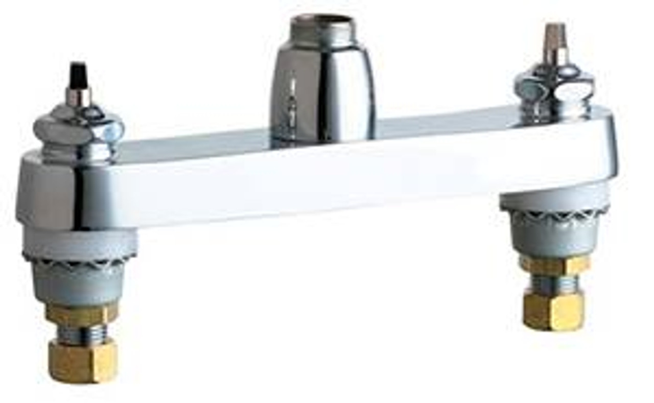 Chicago Faucets - 1100-LESHAB - 8-inch Center Deck Mounted Sink Faucet Chicago Faucets - 1100-LESHAB - 8-inch Center Deck Mounted Sink Faucet