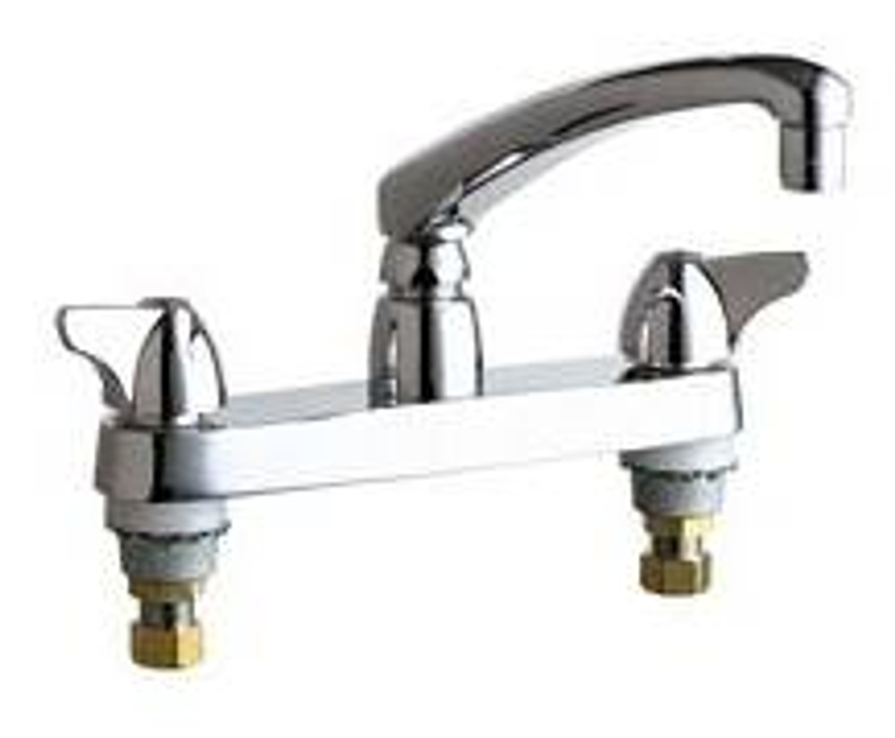 Chicago Faucets - 1100-XKABCP - Deck Mounted Fitting, 8-inch CC Chicago Faucets - 1100-XKABCP - Deck Mounted Fitting, 8-inch CC