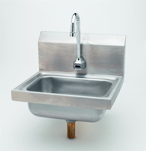 T&S Brass WS-1100 Hand Wash Sink Package with Electronic Sensor Faucet