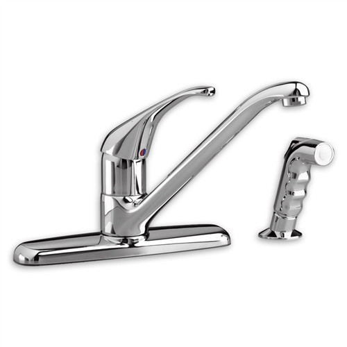 American Standard 4205.001 - Reliant + 1-Handle Kitchen Faucet with Separate Side Spray