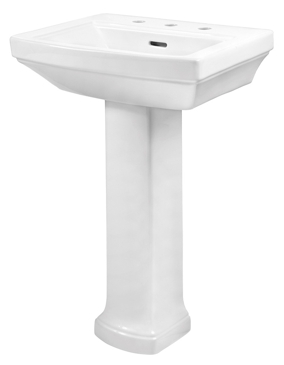 Gerber 23-509 Hinsdale Petite 8"CC Ped Lav Combo:13-509 Lav w/ 29-831 Ped White Gerber 23-509 Hinsdale Petite 8"CC Ped Lav Combo:13-509 Lav w/ 29-831 Ped White