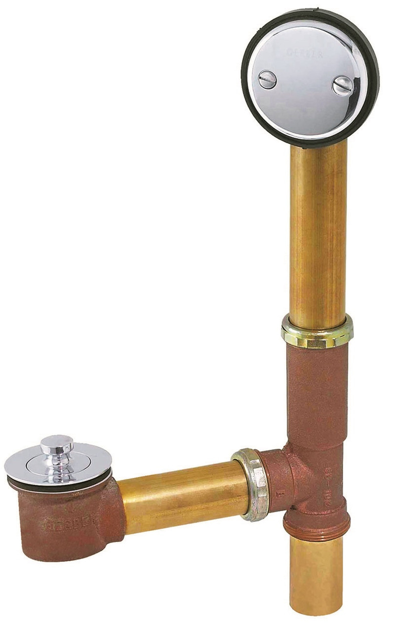 Gerber 41-858 Gerber Classics Lift & Turn 20 Gauge Drain For Standard Tub (Chrome)