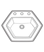 Gerber - LAV SELFRIM HEXAGON 22X19 4-inch CC
