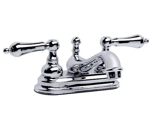 Meridian 2018400 - Centerset Lavatory Faucet Lever Handles (Solid Brass Construction) - Polished Chrome