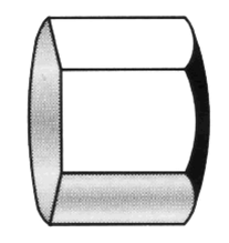 Pasco - 7-614 - 1/4-inch SHORT COMP NUT