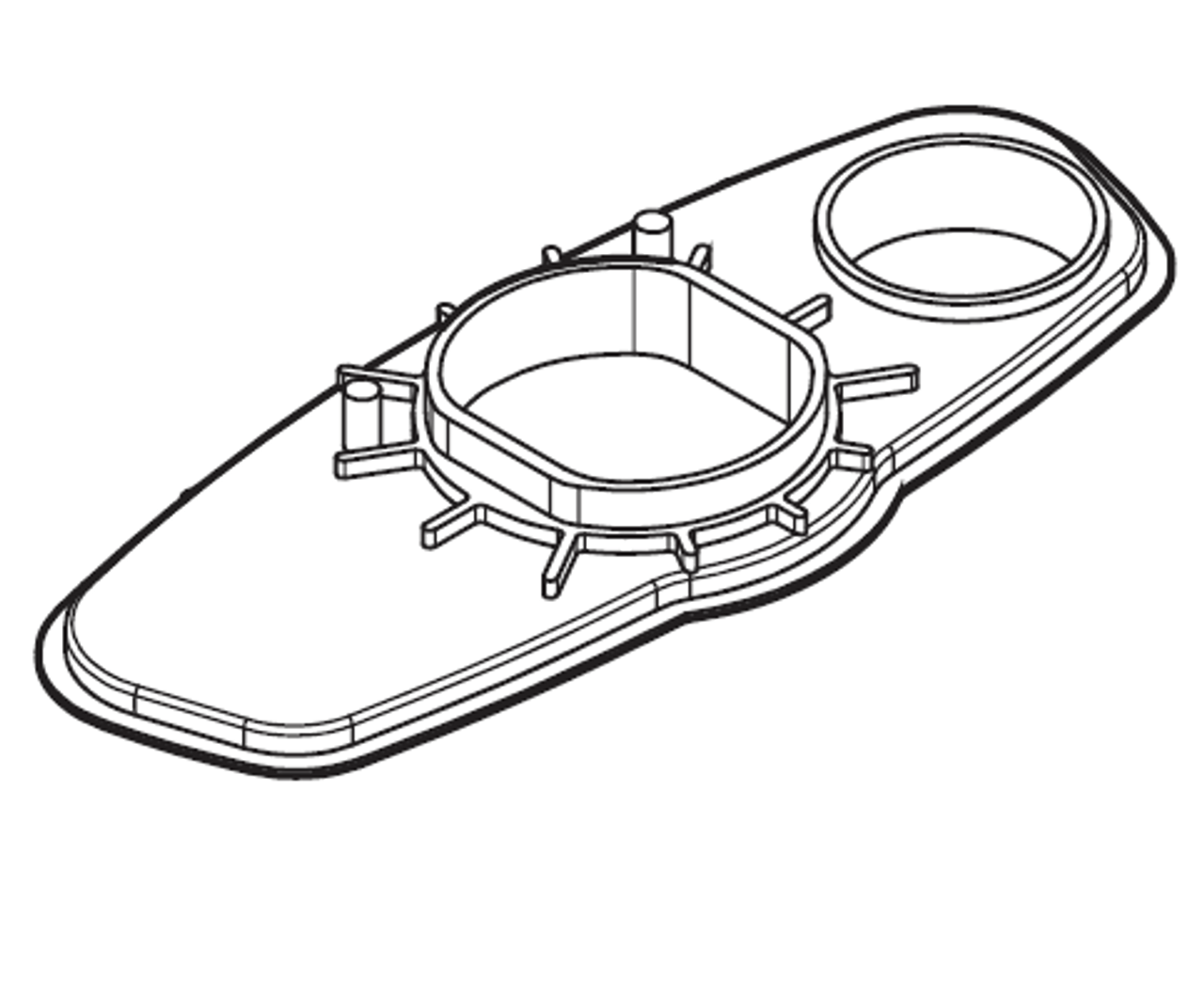 Pfister Faucets 961-0280 Putty Plate