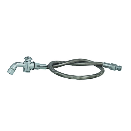 T&S Brass - B-0101-A - Spray Valve w/ Aerator, 38-inch Flexible Stainless Steel Hose (013E-36)