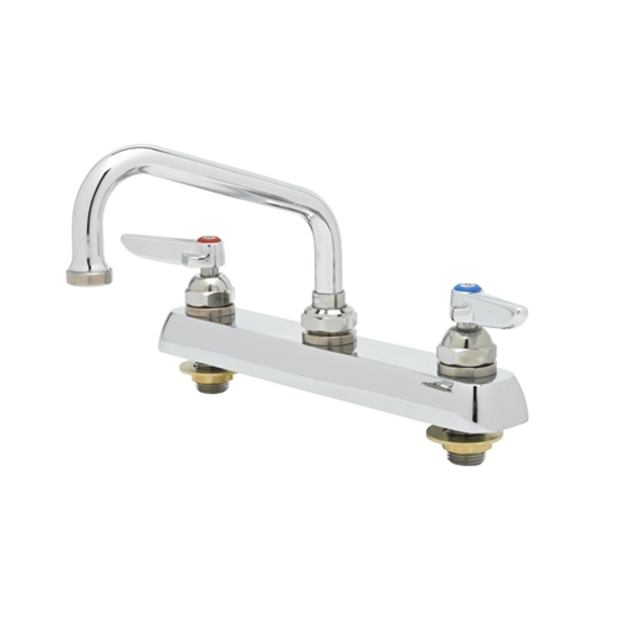 T&S Brass - B-1120-M - Workboard Faucet, Deck Mount, 8-inch Centers, 6-inch Swing Nozzle, Lever Handles (Qty. 6) T&S Brass - B-1120-M - Workboard Faucet, Deck Mount, 8-inch Centers, 6-inch Swing Nozzle, Lever Handles (Qty. 6)