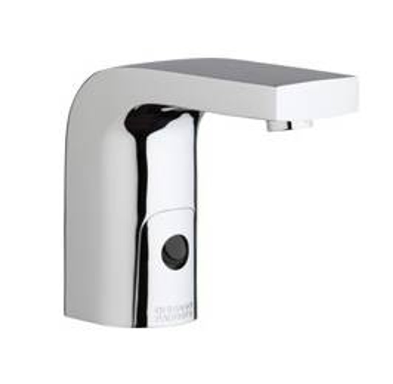Chicago Faucets 116.850.AB.1 -  HyTronic Edge Lavatory Sink Faucet with Dual Beam Infrared Sensor. Edge Electronic Integral Spout. Vandal Proof Non-Aerating Laminar Flow Stream Solidifier. Stainless Steel Hoses Included. Chicago Faucets 116.850.AB.1 -  HyTronic Edge Lavatory Sink Faucet with Dual Beam Infrared Sensor. Edge Electronic Integral Spout. Vandal Proof Non-Aerating Laminar Flow Stream Solidifier. Stainless Steel Hoses Included.