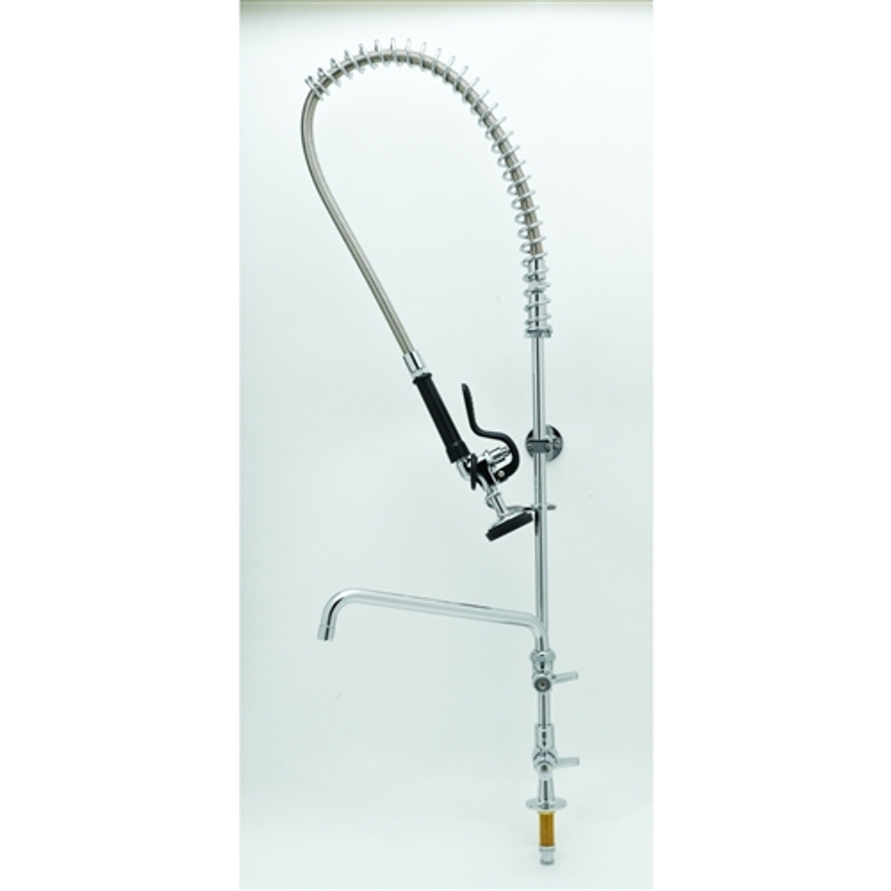 T&S Brass - 5PR-1S14 - Pre-rinse, Single Hole, 14-inch Add-on Faucet