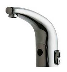 Hytronics - Single Hole Faucet, Deck Mount, Traditional Electronic Lavatory Faucet with Dual Beam Infrared Sensor