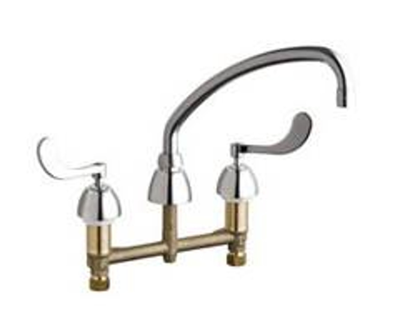 Chicago Faucets - 201-A317XKCP - Kitchen Sink Faucet without Spray