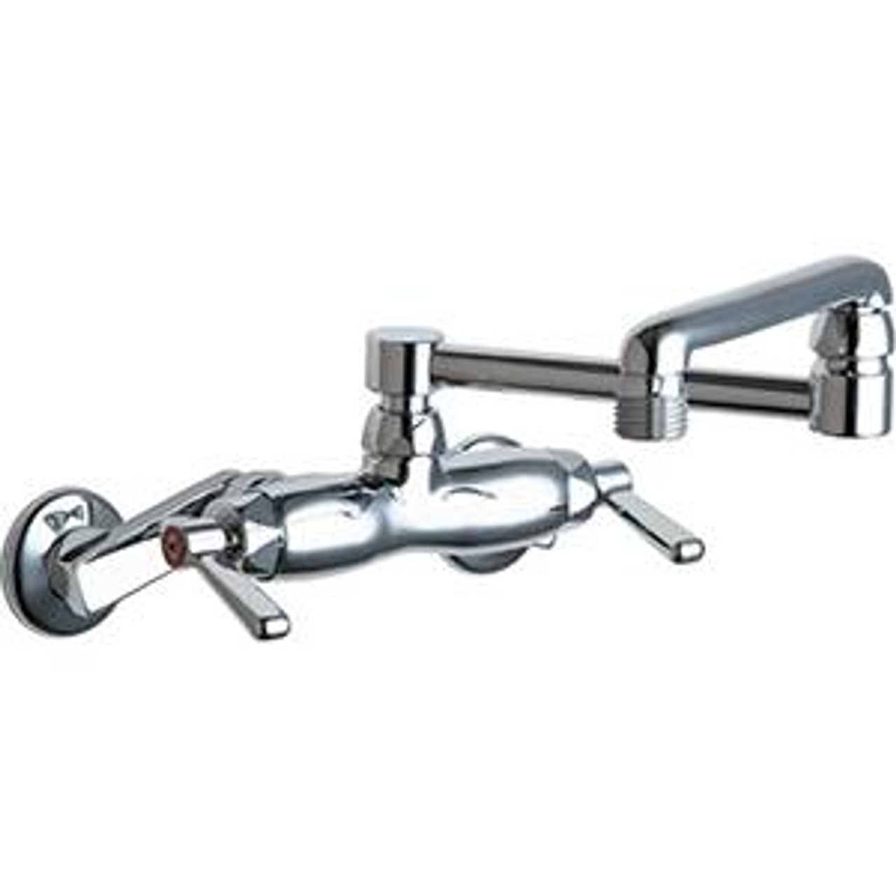 Chicago Faucets - 445-DJ13E2CP - Wall Mounted Service Faucet