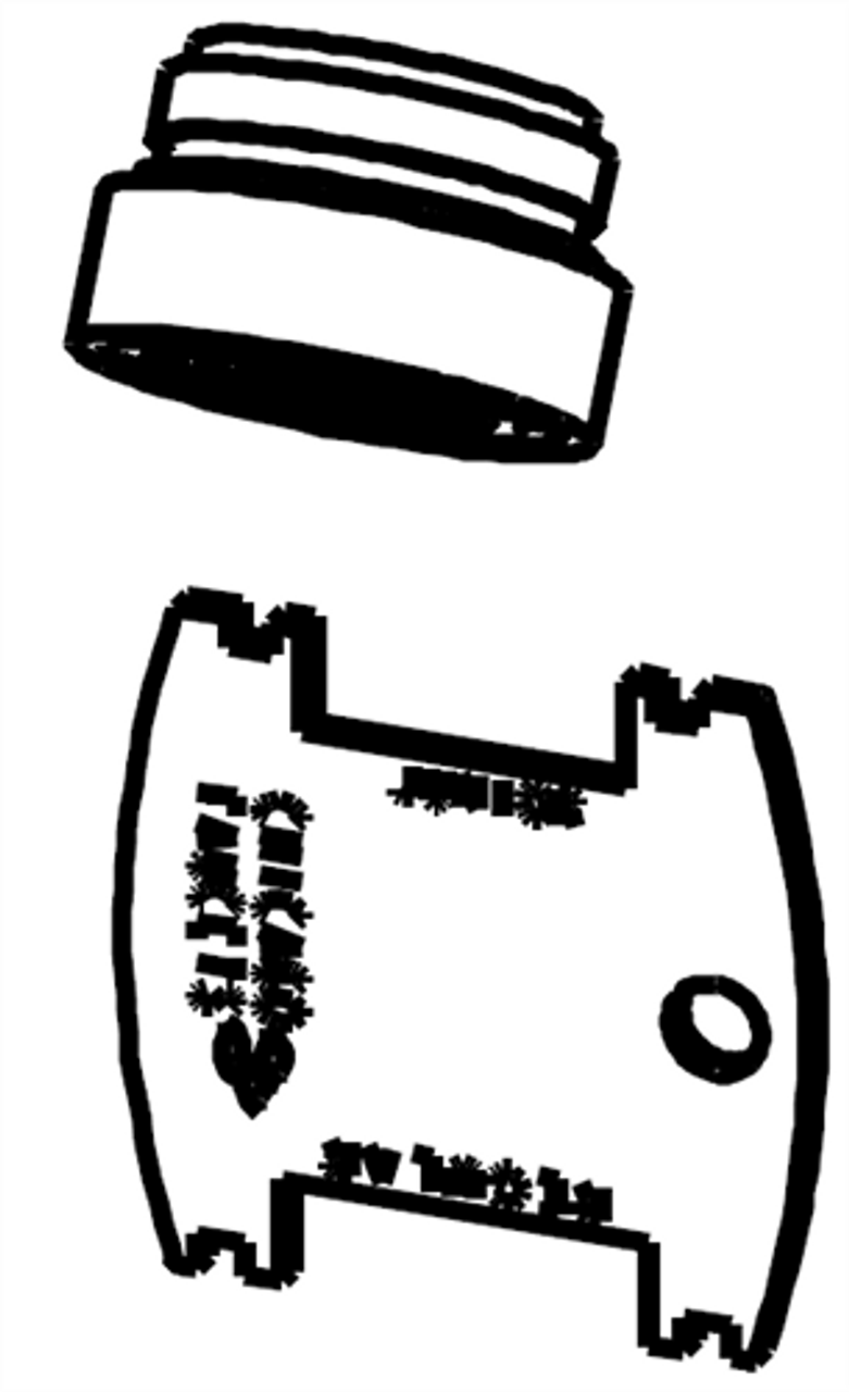 Chicago Faucets 570-064KJKCP - Vandal Resistant Aerator with Key