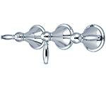 Central Brass 80850-L3 - 8-inch Center Three Handle Valve Set with Lever Handles