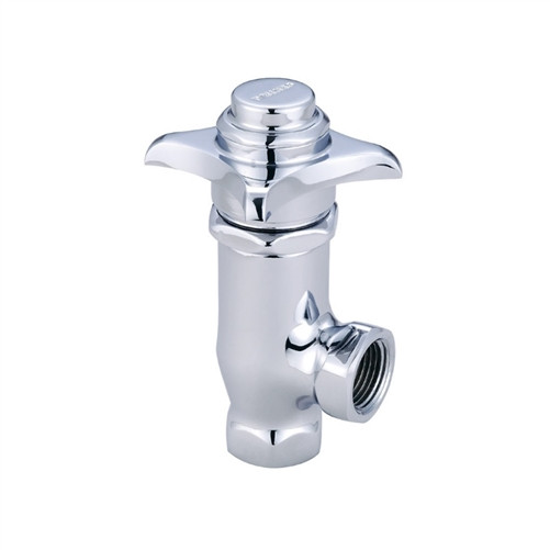 Central Brass 0333-3/8 Self-Close Angle Stop, Chrome