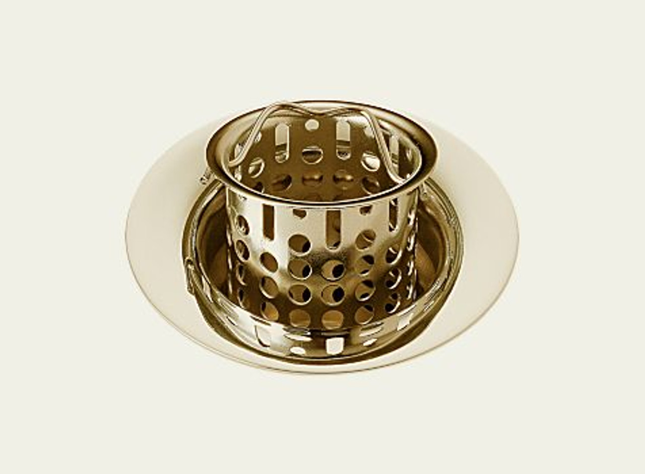 Delta: Bar/Prep Sink Flange & Strainer - 72011-PB Delta: Bar/Prep Sink Flange & Strainer - 72011-PB