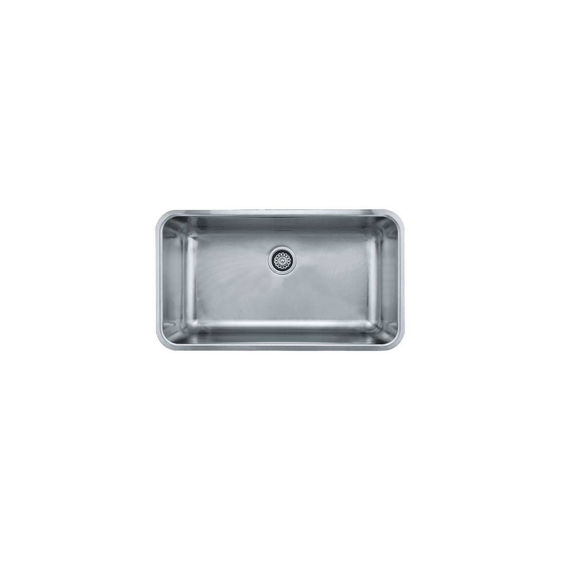 Franke GDX11031 Grande Series 32 3/4" Single Basin Undermount Sink, Stainless Steel 