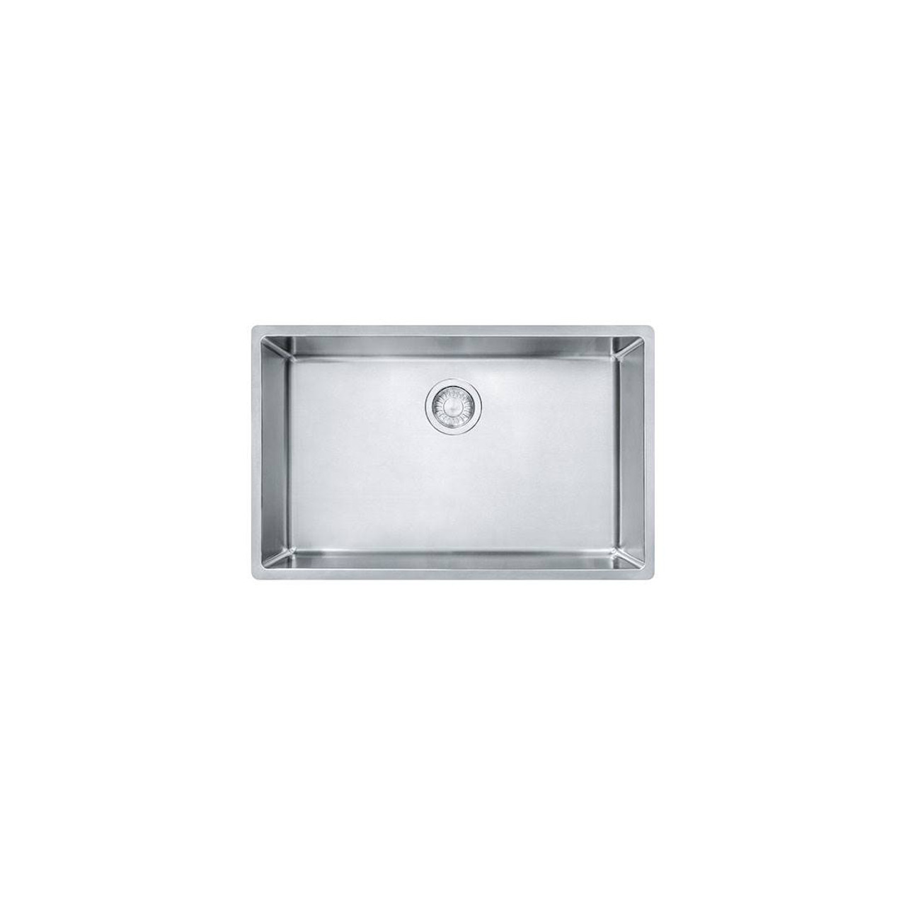 Franke CUX11027 Cube 28 1/2" Single Basin Undermount Sink, Stainless Steel