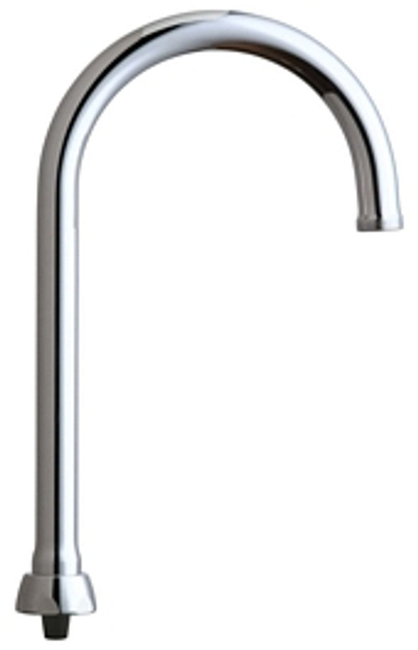 Chicago Faucets GN2AFCJKABCP - 5-1/4-inch Flow Control Rigid / Swing Gooseneck Spout