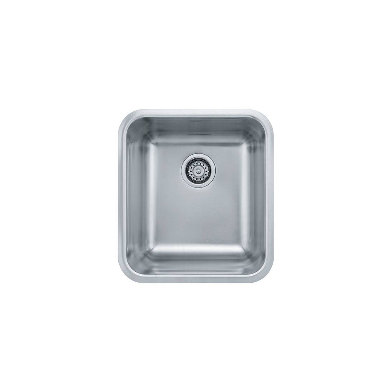 Franke GDX11015 Grande Series 16 3/4" Single Basin Undermount Sink, Stainless Steel