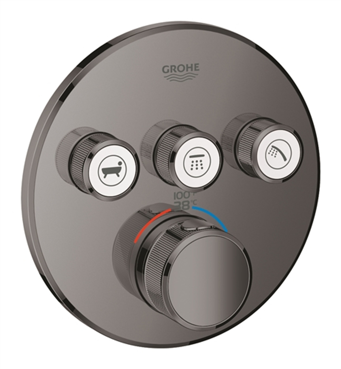 Grohe 29138A00 GRT SMARTCONTROL THM TRIM ROUND 3SC US