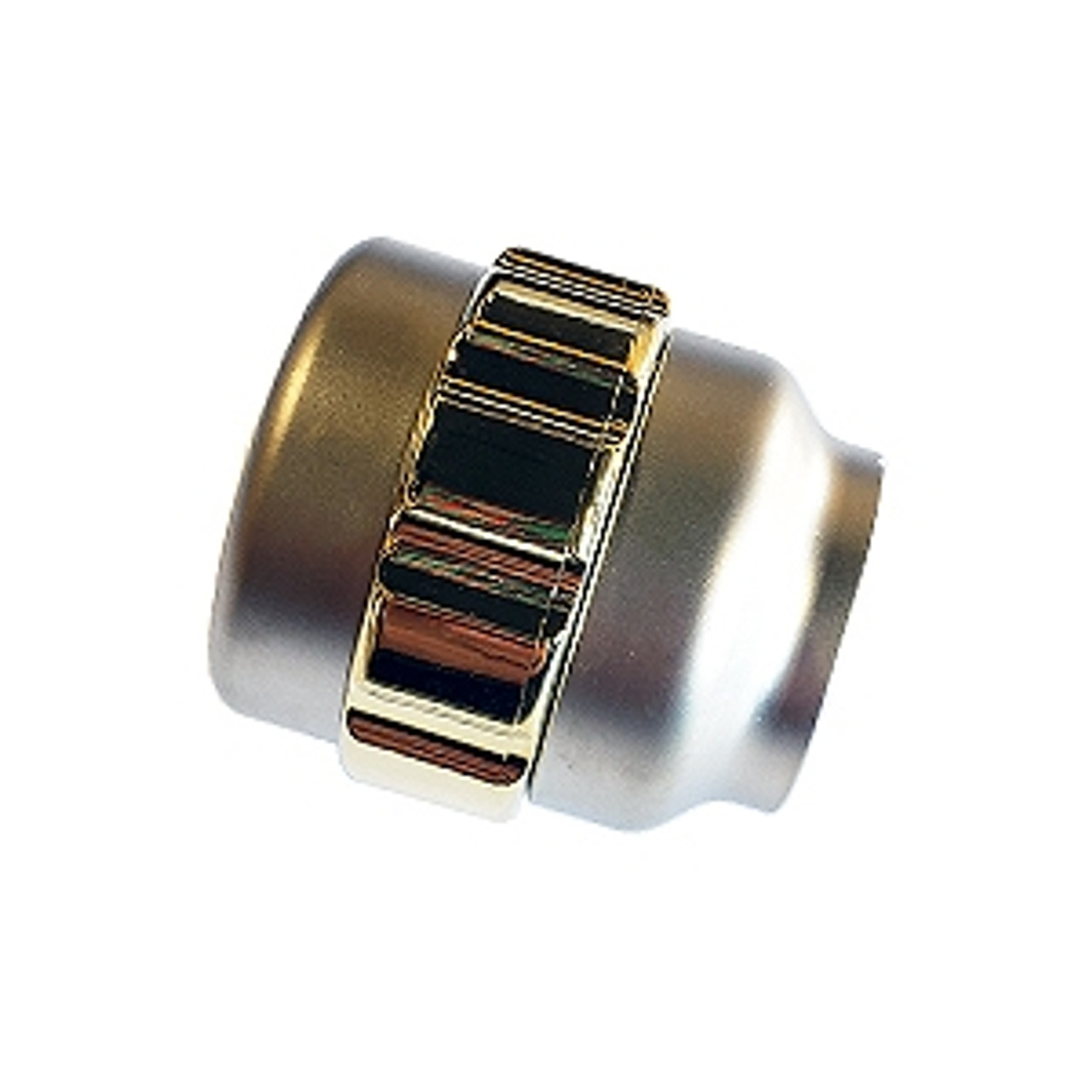 Grohe - 45477AR0 - Ultra 400 Brass Handle, Brushed Nickel with Polished Brass