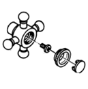 Grohe - 	45 678 000 Arabesk Handle