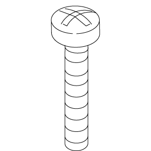 Kohler 20652-CP - Polished Chrome Screw