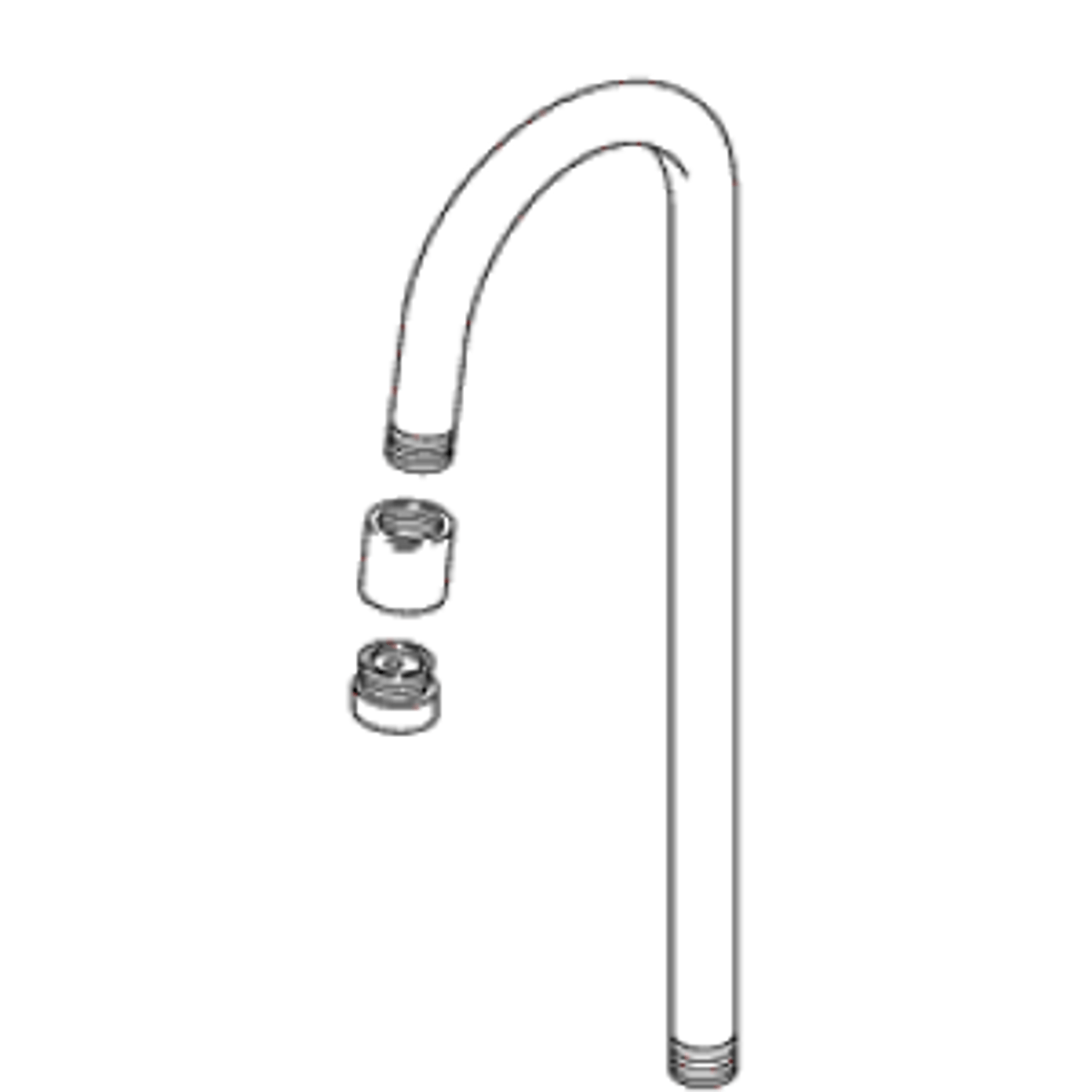 Kohler 23102-CP - Polished Chrome Spout Assembly