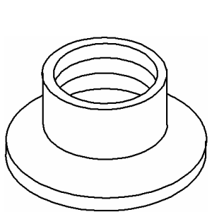 Kohler 34304-AU - Gold Escutcheon