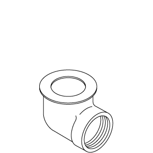 Kohler 33891-CP - Polished Chrome Ell