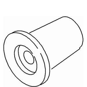 Kohler 21258-VF - Polished Brass End Cap