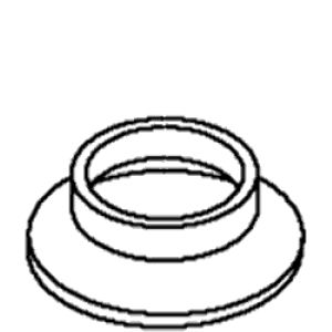 Kohler 40000-CP - Polished Chrome Escutcheon