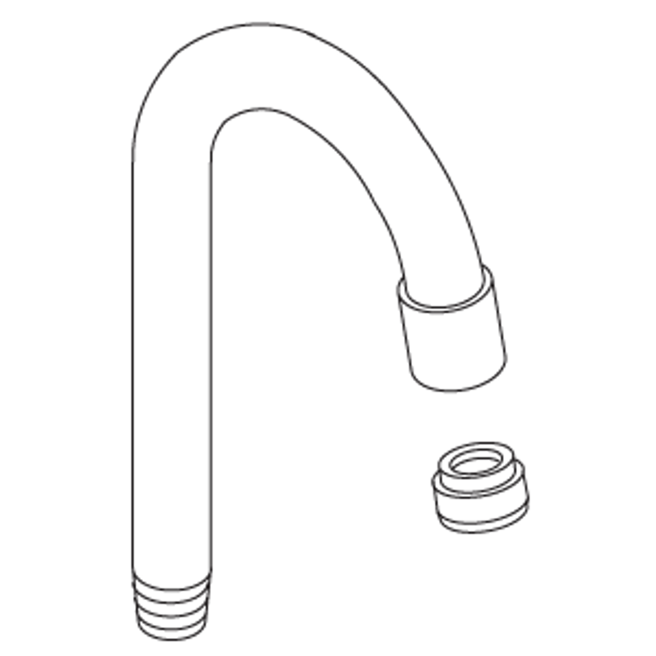 Kohler 43180-CP - Polished Chrome Spout Assembly