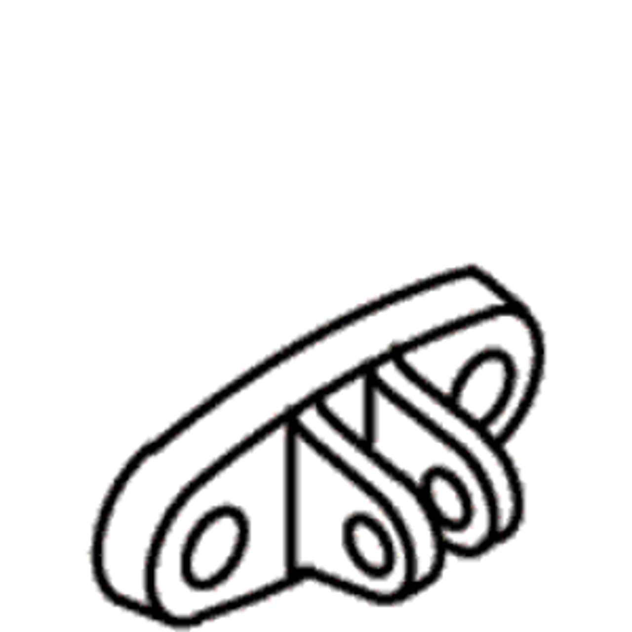 Kohler 48250-CP - Polished Chrome Saddle