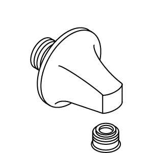 Kohler 34437-CP - Polished Chrome Spout